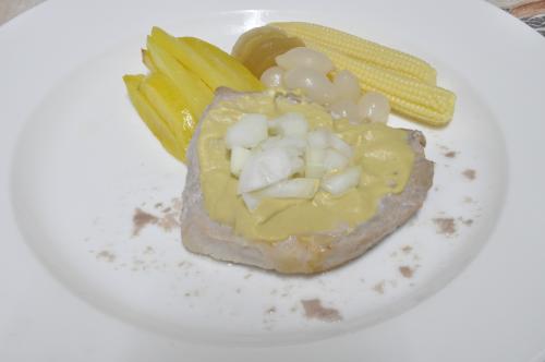 Jak uvařit grilované vepřové plátky přírodní? Snadné recept, připravený za Do 30 minut